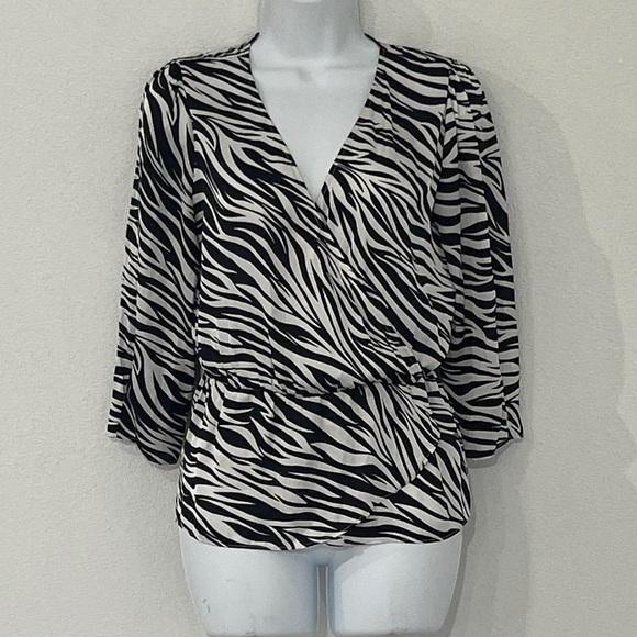 Tops - WHBM. Zebra Print Top Size XS